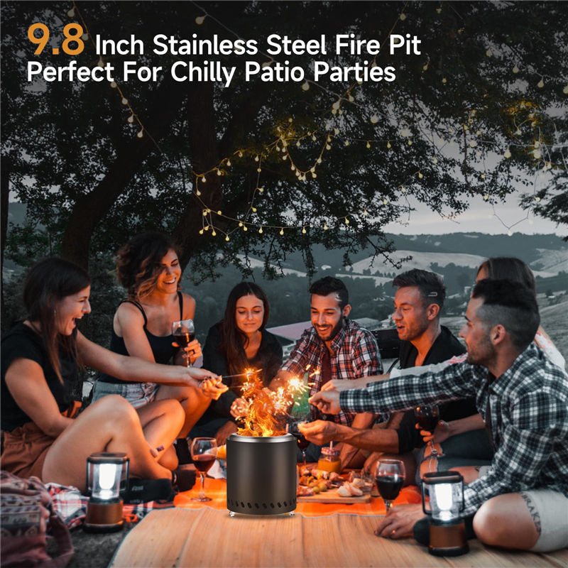 Outdoor Smokless Fire Pit