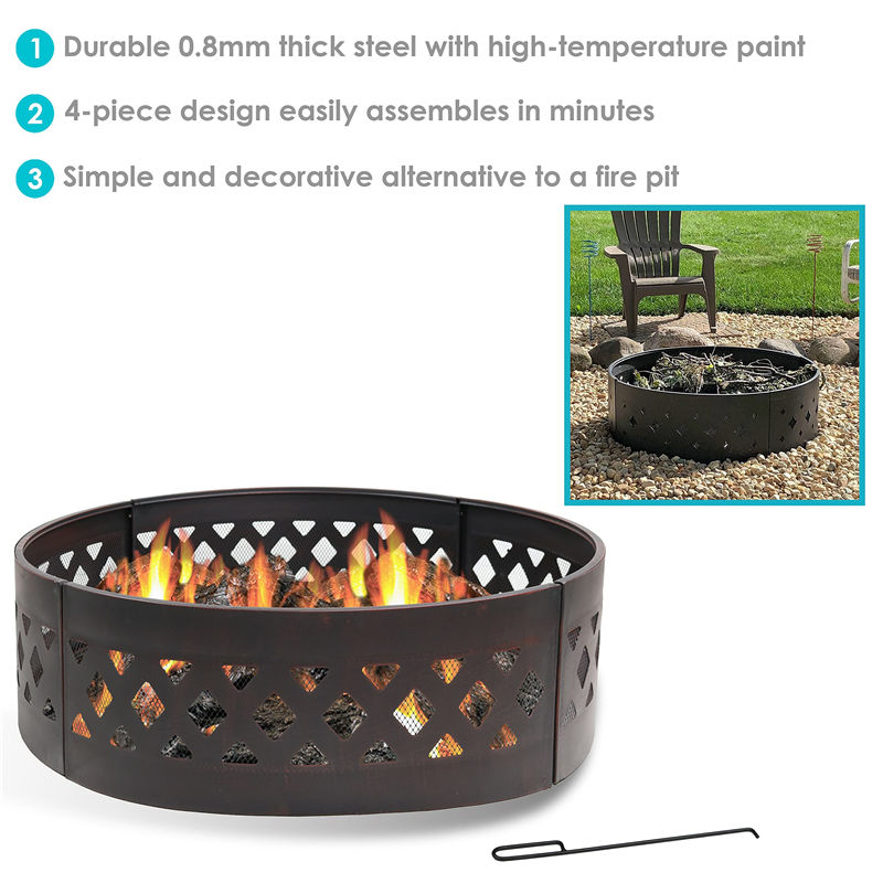 outdoor fire ring