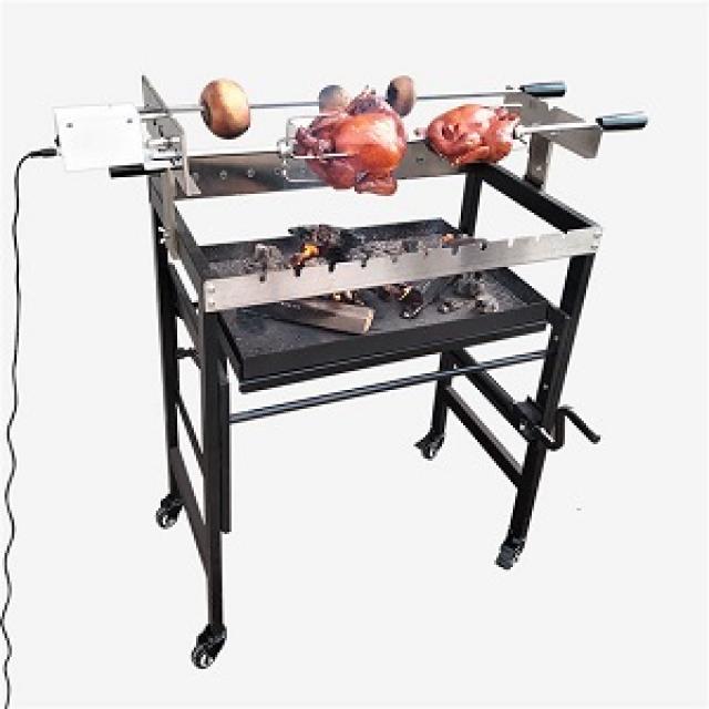 Argentine Smokeless BBQ Grill With Stainless Steel Mesh 