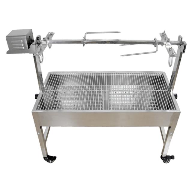 Charcoal Bbq Grill Outdoor Rotating Rotisserie