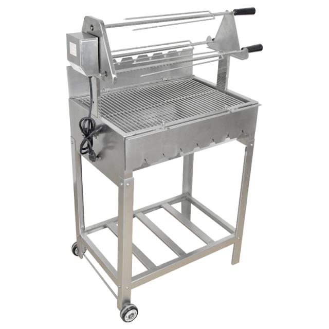 Double Motors Stainless Steel Cyprus Grill Spit