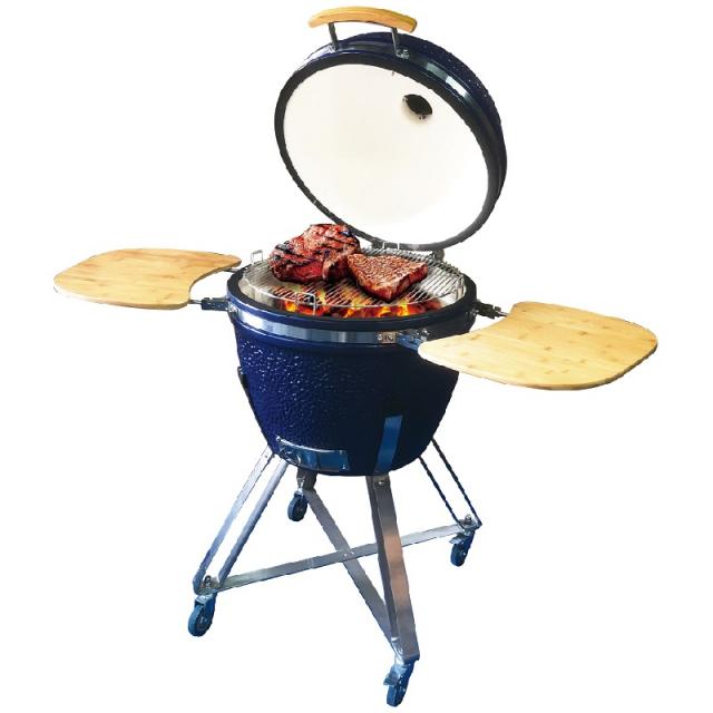 Outdoor Ceramic Bbq Charcoal Grill 24-inch