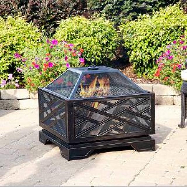 Outdoor Wood Burning Fire Pit For Garden