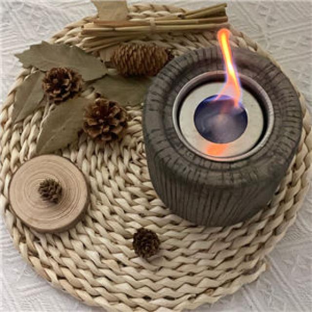 Round Concrete Small fire bowl