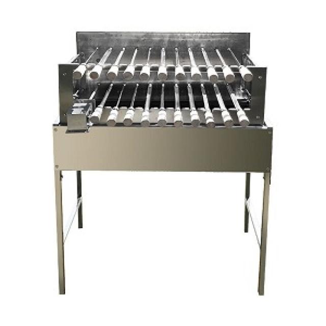 two-layer barbecue grill outdoor